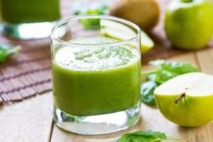 Batido de aguacate y manzana